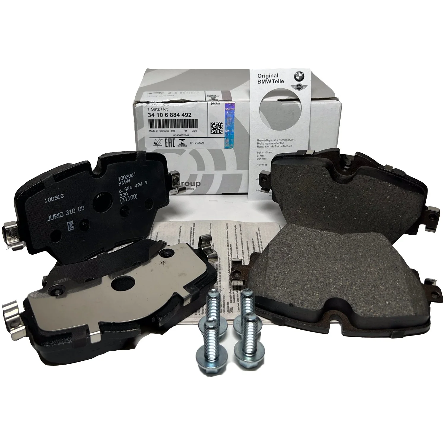 BMW  FREN BALATASI F45 F46-48 G20 G30 ÖN 34106884492 - 1