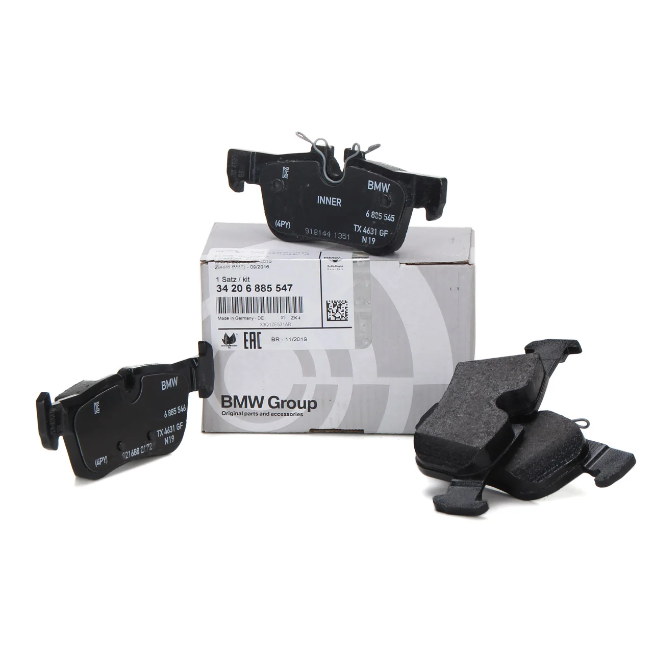 BMW FREN BALATASI F45 F46 F48 ARKA MINI F54 F60 34206885547 - 1