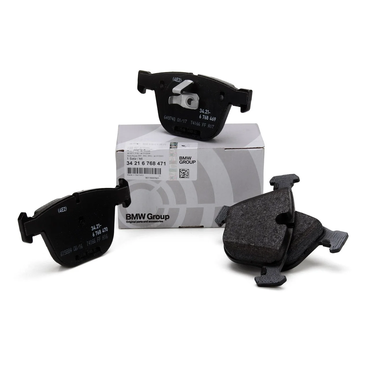 BMW FREN BALATASI E60 E61/63/64/70/90/70 ARKA BÜYÜK 34216768471 - 1