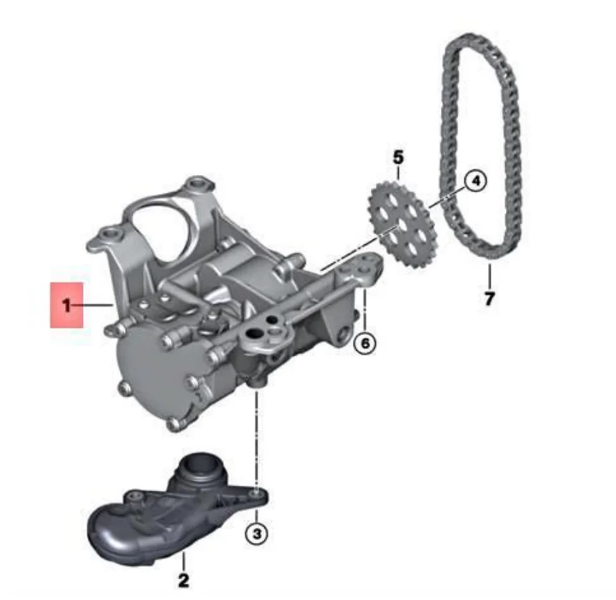 BMW YAĞ POMPASI B37 B47 11418513756 - 2
