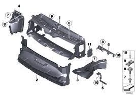 BMW HAVA KANALI ALT F30 51747401233 - 2