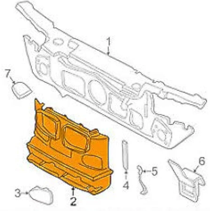 BMW PANEL HAVALANDIRMA MASKESİ E39 51718159959 - 2