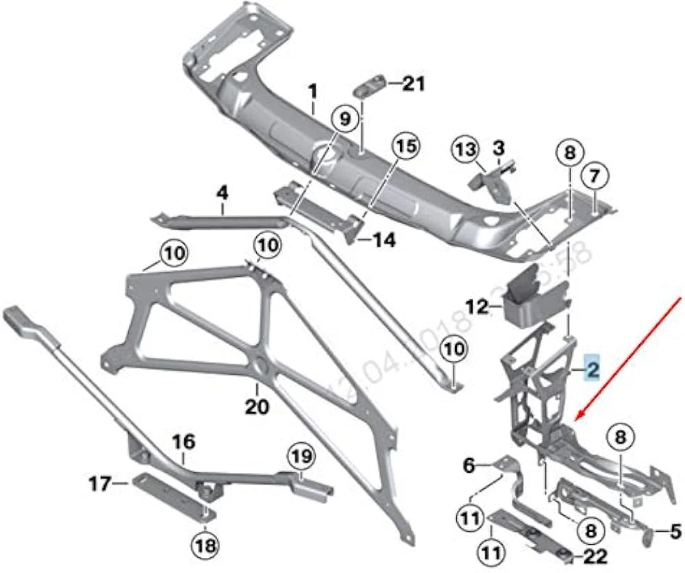 BMW FAR YUVA SACI SOL F20 F30 F32 F36 51647245791 - 2
