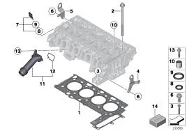 BMW BLOK SU BORUSU E87 E60 E90 F10 F20 F30 11127810707 - 2