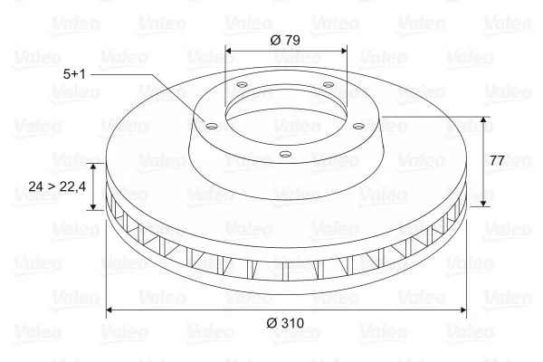 BMW FREN DİSKİ ÖN E60 OEM 34116764021 - 1