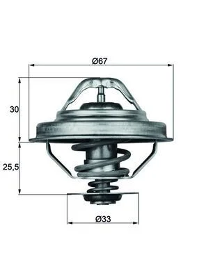 BMW TERMOSTAT 88 LİK E30 E34 E36 11537511580 - 1