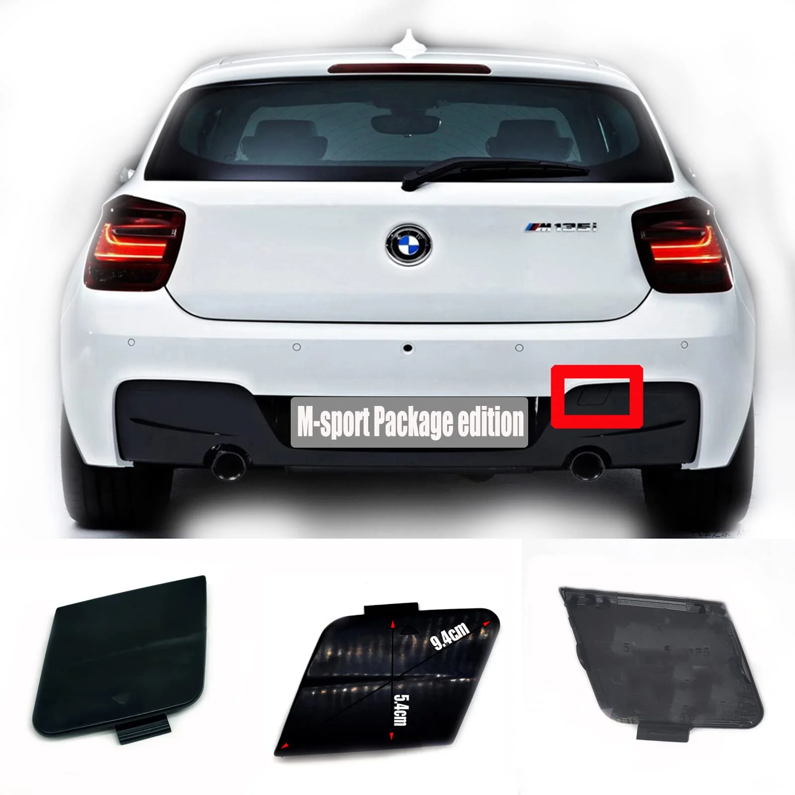 BMW ÇEKİ DEMİR KAPAĞI ARKA M TECN F20  51128053826  - 1