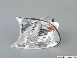 BMW COUPE ÖN SAĞ SİNYAL LAMBASI E46 99-01 (BEYAZ) OEM 63126904307 - 1