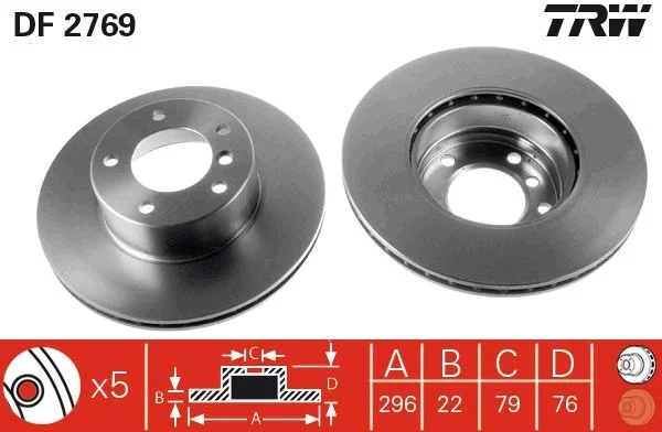 BMW ÖN DİSK E39 OEM 34116767061 - 1