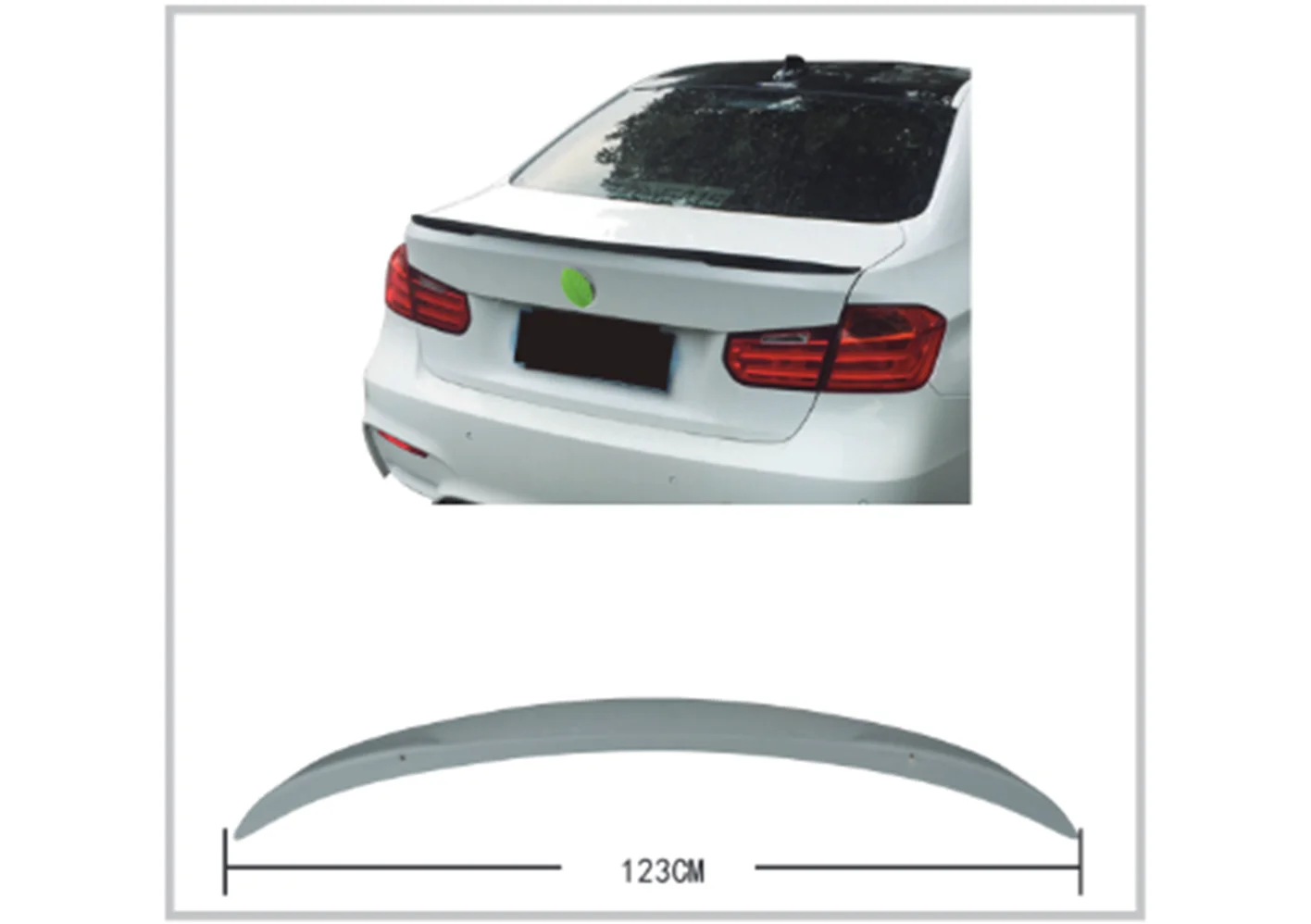 BMW BAGAJ SPOYLERİ F30 M4 OEM 51192349678 - 1