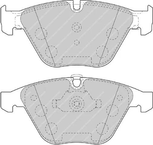 BMW ÖN BALATA E90 E92 OEM 34112288858	 - 1